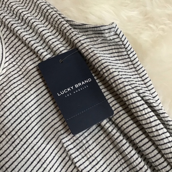 ❣️HP❣️Lucky Brand Stripe Belted Maxi Dress - Picture 6 of 7